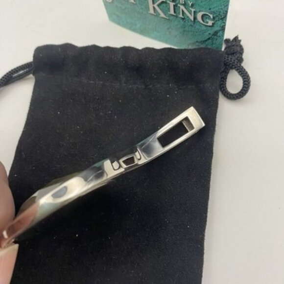 Jay King DTR Sterling Silver Labradorite Pendant Modernist 23g Pouch Card Bold - Picture 4 of 11